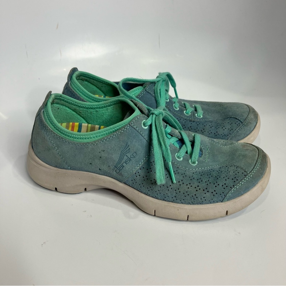Dansko blue Elise‎ sneakers women’s size 37 6.5 comfort shoes casual walking